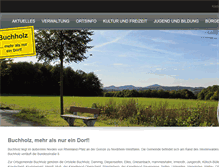 Tablet Screenshot of buchholz-westerwald.de
